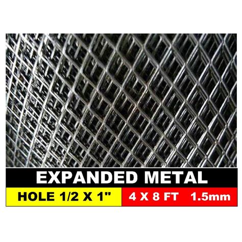 cost of having a 8'x4'x3 expanded metal box|4ft x 8ft expanded metal.